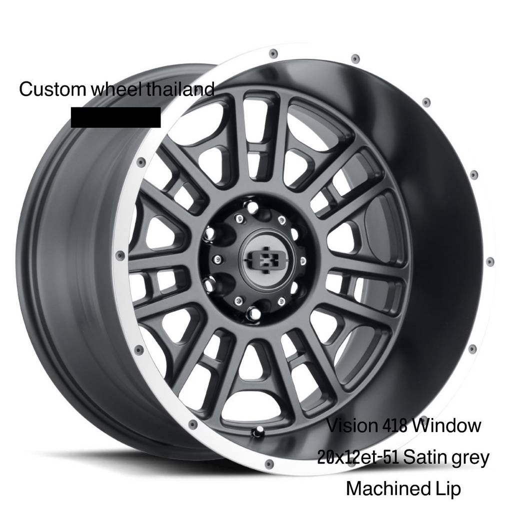 🔥ใช้AUGTDAM9 ลด1,500บาท🔥ล้อแม็ก Vision 418 Window 20x12et-51