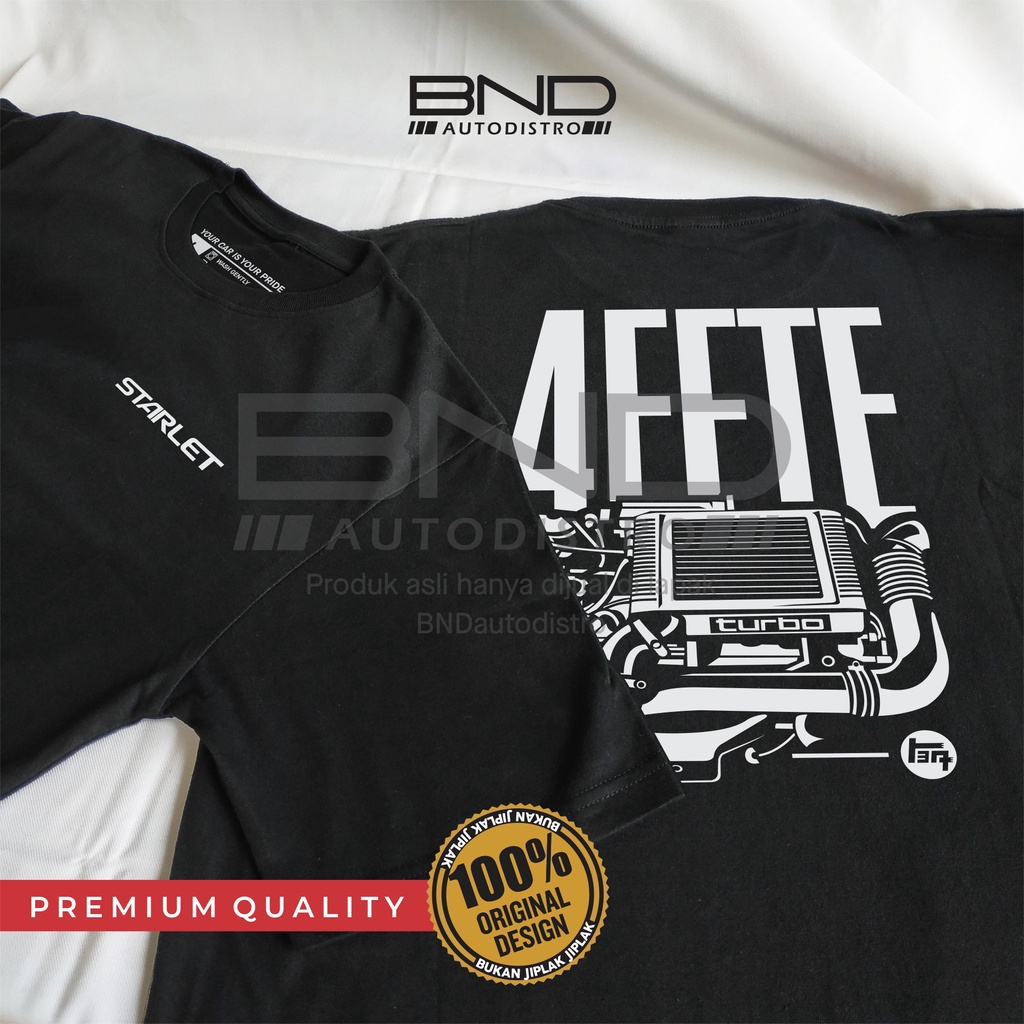MESIN 4E-FTE Toyota Starlet Turbo Engine เสื้อยืด - Starlet เสื้อยืด Starlet Turbo เสื้อยืด JDM รถเส