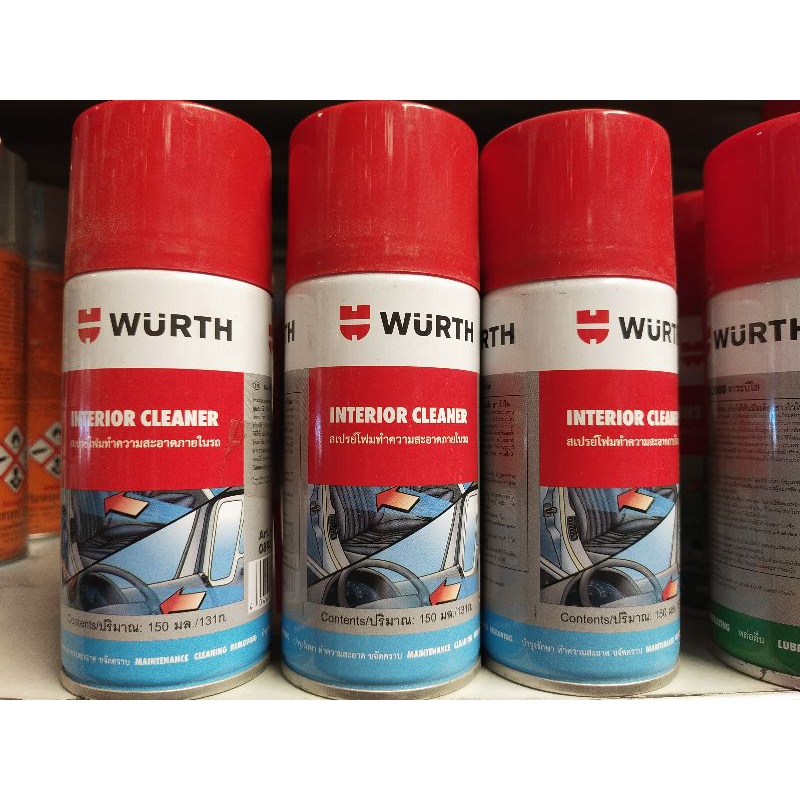 WURTH interior cleanerสเปรย์โฟมทำความสะอาดภายในรถ Shopee Thailand