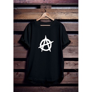 เสื้อยืดผ้าฝ้าย Anarchy เสื้อยืด พิมพ์ลายสัญลักษณ์ Motif Distro สําหรับผู้ชาย ผู้หญิง