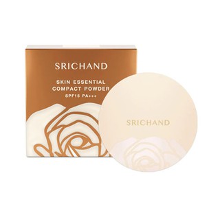 ตลับเหลืองSRICHAND Skin Essential Compact Powder ศรีจันทร์ สกิน เอสเซ็นเชียล คอมแพ็ค พาวเดอร์ เอสพีเอฟ 15 พีเอ+++ 9 กรัม