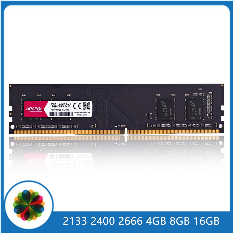 Hrapol เมนบอร์ดหน่วยความจํา DDR4 4GB 8GB 16GB 4G 8G 16G PC4-17000 PC4-19200 2133 2400 2666 mhz 2133M