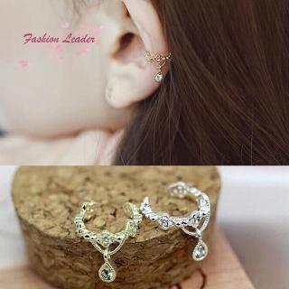 ✽FL✽Earclip Ear Bone Folder Ear Cuff Wrap Rhinestone Cartilage C