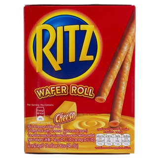 ริทซ์ชีสเวเฟอร์โรล 54กรัม Ritz Cheese Wafer Roll 54g.