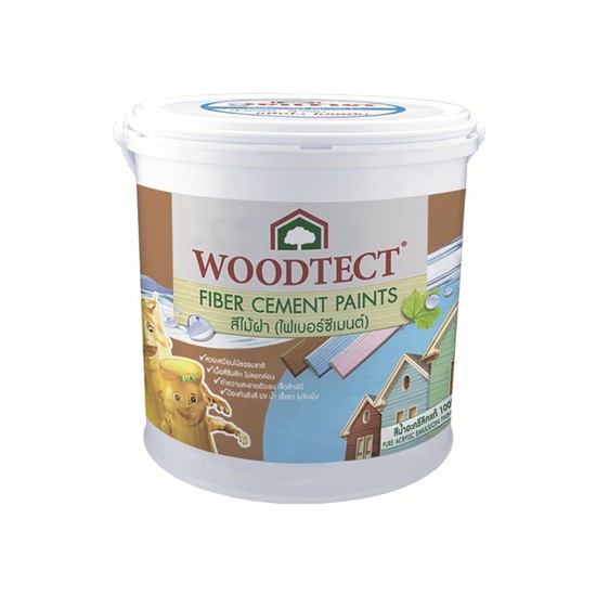 สีทาไม้ฝา FIBER C. WOODTECT #FT103 SG 1GL