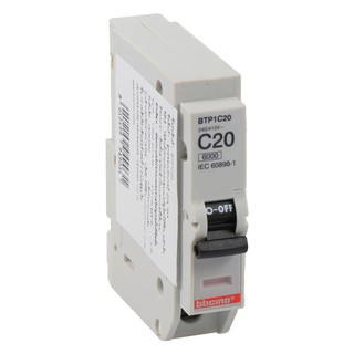 เบรกเกอร์ B-TICINO BTP1C20 20A CIRCUIT BREAKER B-TICINO BTP1C20 20A