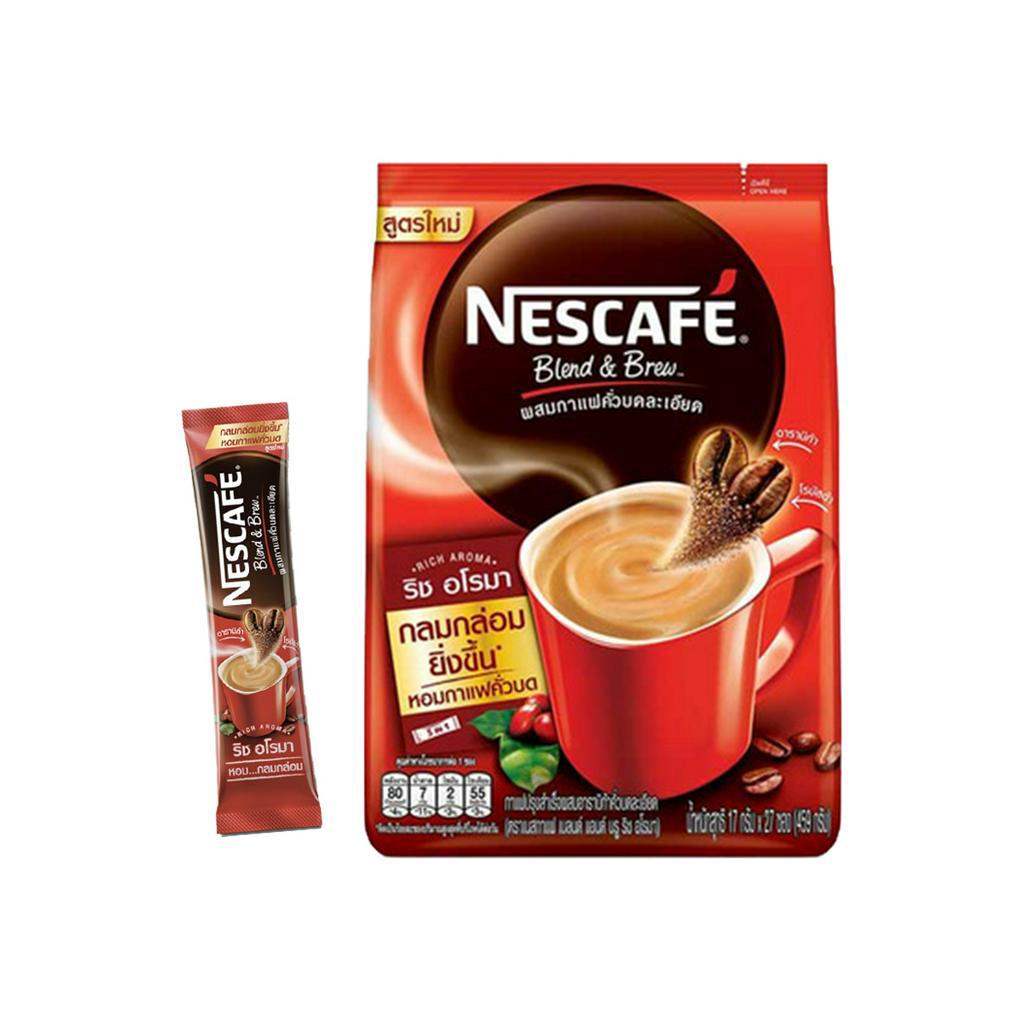 เนสกาแฟ  27 ซอง NESCAFE Blend & Brew Rich Aroma 19.4 G X 27
