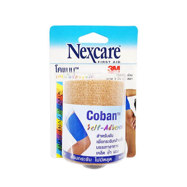 3M Nexcare Coban 3 นิ้ว X 5 หลา โคแบน เทปพันยืดหยุ่นได้