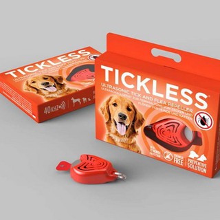 Tickless Pet Ultrasonic Tick and Flea Repeller (Orange)