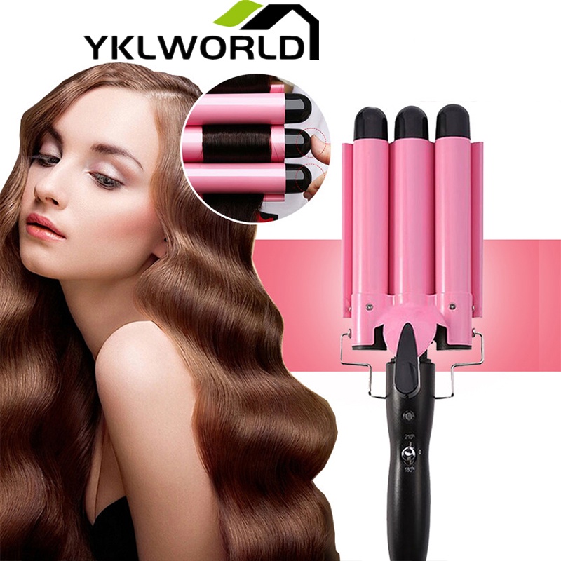 YKLWORLD ที่ม้วนผม เครื่องม้วนผมอัตโนมัติ 25/28/32mm แกนม้วนผม เครื่องม้วนผม ลอนใหญ่ ที่ม้วนผมไฟฟ้า