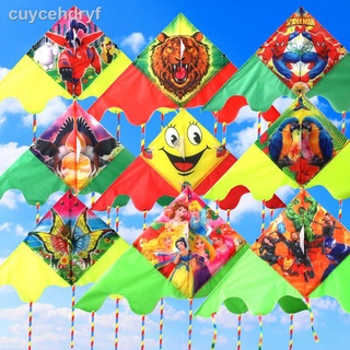 Tangoo  Cartoon Anime Printed Kite Foldable Outdoor Flying Kite Children Kids Sport Toys