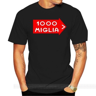 เสื้อยืด คอกลม พิมพ์ลายโลโก้ Mille Miglia Rally Racing สไตล์วินเทจ แฟชั่นยุโรปสามารถปรับแต่งได้