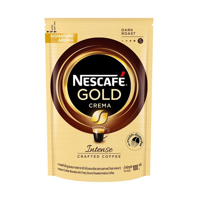 Promotion Lock down สินค้าขายดี ลดทั้งร้าน มี cash on deliveryส่งฟรีNescafe Gold Crema เนสกาแฟโกลด์ เครมา ดอย 100 กรัม เก็บเงินปลายทาง