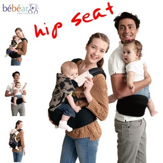 Bebear เป้อุ้ม Hipseat Baby Carrier พร้อมผ้าคลุมศีรษะ