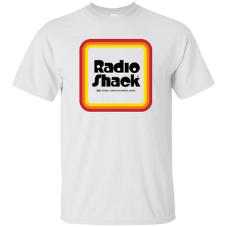 เสื้อยืด Cotton Comfortเสื้อยืดลําลอง แขนสั้น พิมพ์ลายโลโก้ Radio Shack Techie Stereo สไตล์เรโทร สําหรับสตรีขนาดเต็มS-5X