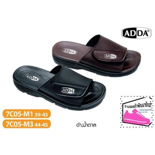 Adda​ รองเท้าแตะแอดด้า​ หนังPU​ พื้นหนา.เบอร์39-45 7C05