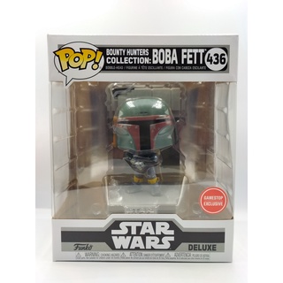 Funko Pop Star Wars - Bounty Hunter Collection Boba Fett [6 นิ้ว] #436 (กล่องมีตำหนินิดหน่อย)