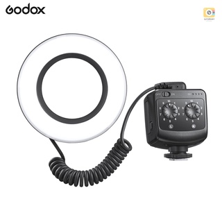 Godox RING72 ไฟเติมแสงวิดีโอ LED มาโคร 72 ชิ้น ลูกปัด LED อุณหภูมิสี 5600K ปรับความสว่างได้ 10 ระดับ พร้อมแหวนอะแดปเตอร์ 49 มม. - 77 มม. สําหรับ Ca