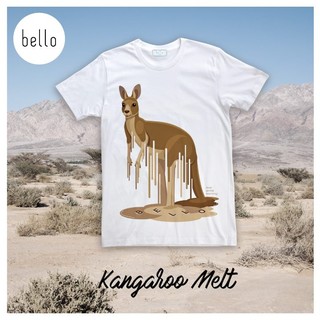 เสื้อยืดคอกลม ลาย kangaroo melt