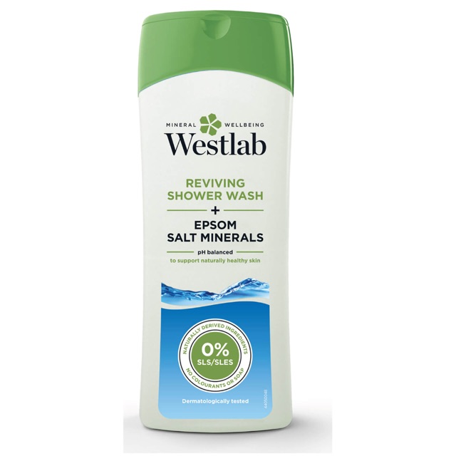 พร้อมส่ง✨Westlab EPSOM+SALT Minerals Shower Wash 400ml.