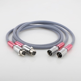 Xlr สายสัญญาณเสียง Hifi xlr ชุบเงิน 1 เมตร xlr สายวิดีโอเสียง 1.5 เมตร