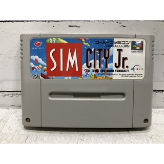 ตลับแท้ [SFC] [0216] SimCity Jr. (Japan) (SHVC-ALIJ) Super Famicom Sim City