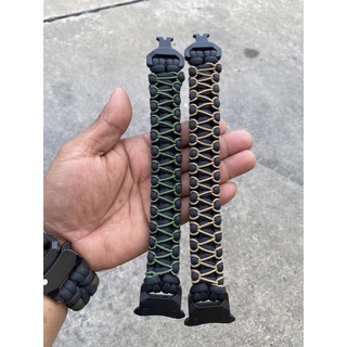 ข้อมือถักเชือกparacord หัวล็อคโลหะอย่างดี