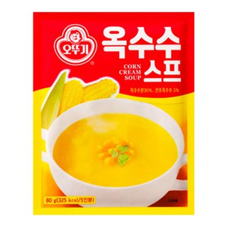 พร้อมส่ง 옥수수 스프 ซุปครีมข้าวโพด Ottogi Corn Cream Soup 80g