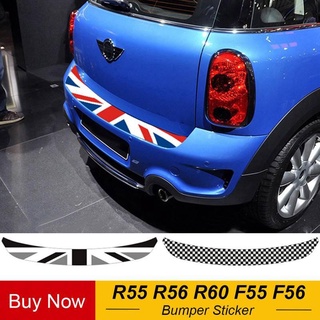 สติกเกอร์ติดกันชนหลังรถยนต์ สําหรับ Mini Cooper R55 R56 R60 F55 F56