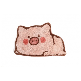 COZY พรมเช็ดเท้า 40x60x1ซม. รุ่น 4HS-034 ลายหมูน้อย