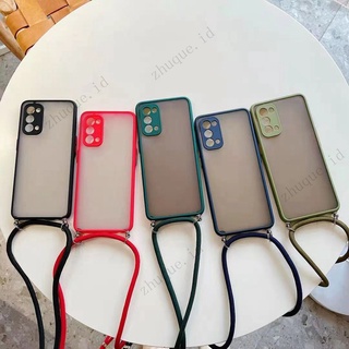 【B】เคสโทรศัพท์ ห้อยคอ สำหรับ OPPO Reno5 Reno4 Reno4Z A53 A33 A5 A9 2020 A15 A12 A11K A5S A3S A52 A92 A31 2020