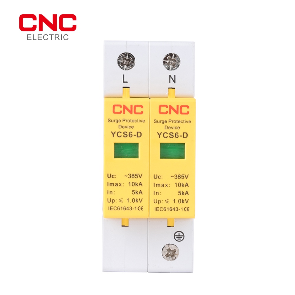 อุปกรณ์ป้องกันไฟกระชาก CNC YCS6-D AC SPD 385V
