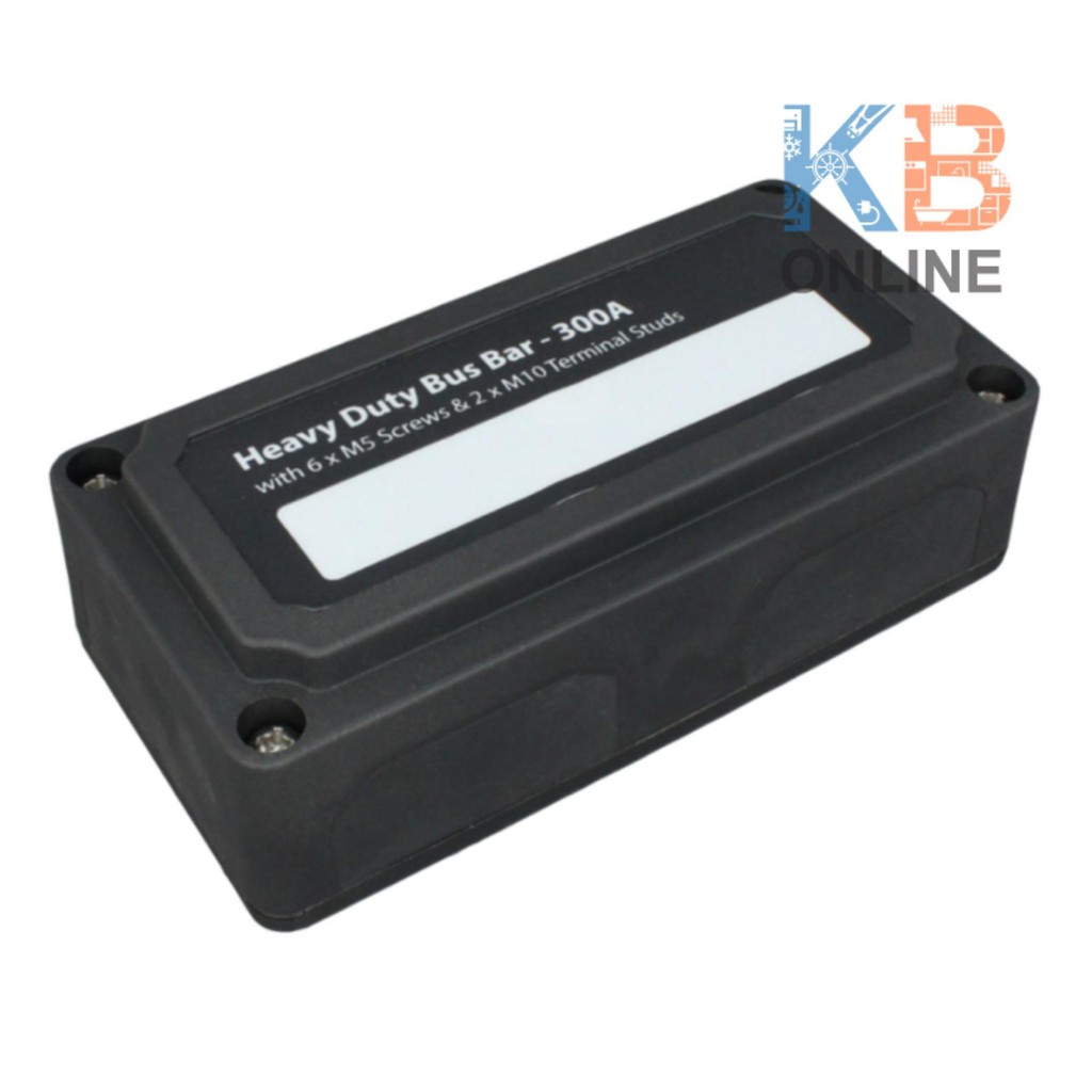 บัสบาร์กล่อง DC 48V/300A 2*M10 Stud,6*M5 scew 138*69*44.5mm Bus Bar Box DC 48V / 300A 2 * M10 Stud, 