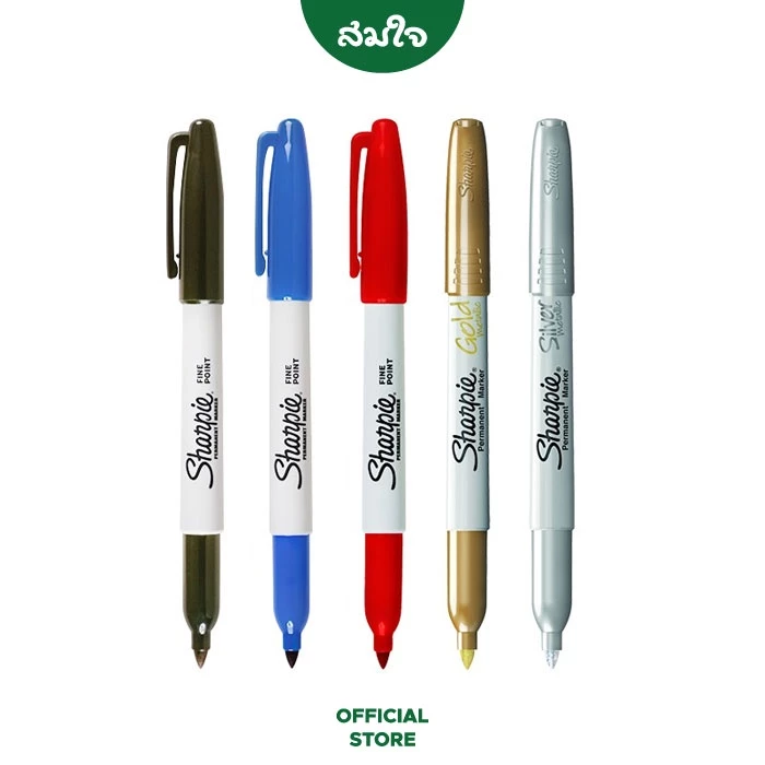 Sharpie ปากกามาร์คเกอร์ Fine ชนิดถาวรกันน้ำ