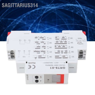 Sagittarius314 รีเลย์เวลาดิจิทัล Ac 230V หน่วงไฟ สีแดง