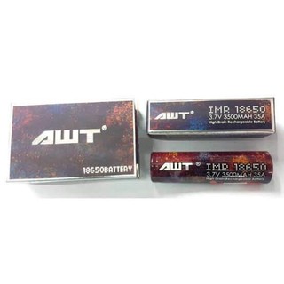 ถ่าน 18650 AWT 3500 mAh 3.7V 35A สีรุ้ง 1 ก้อน