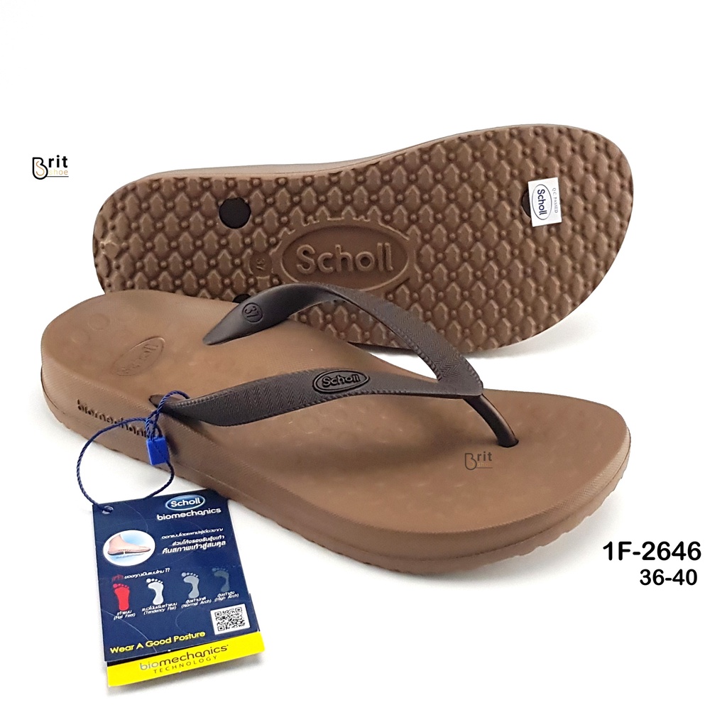 Scholl Spectrum 3U-B309 รองเท้าสกอลล์ รองเท้าสุขภาพ ผู้หญิงและผู้ชาย