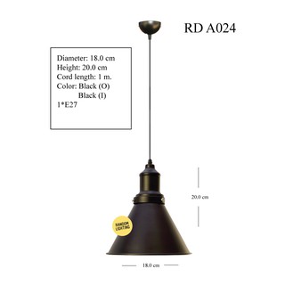 โคมไฟห้อยเพดาน RD A0024