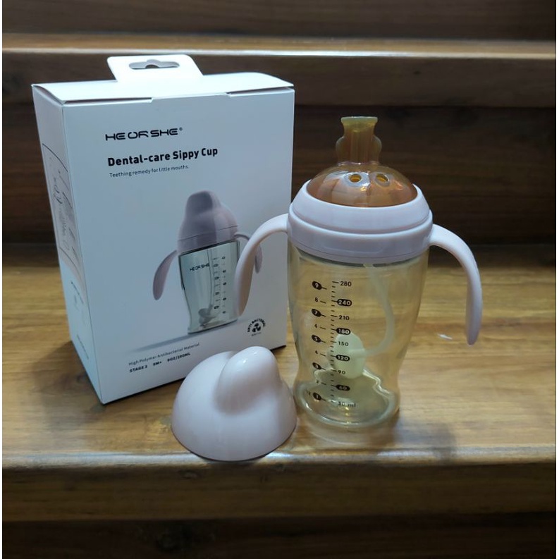 แก้วหัดดื่ม Heorshe สภาพใหม่มากๆ