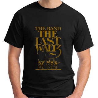[S-5XL] เสื้อยืดผ้าฝ้าย แขนสั้น พิมพ์ลาย The Band The Last Waltz Rock Legend สีดํา สําหรับผู้ชาย#39 วินาที CCgncj25MHkcm