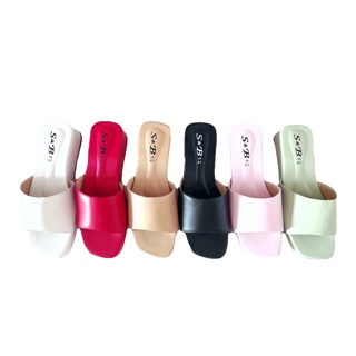 รองเท้าส้นตึก 36-45 ไซส์ใหญ่ ไซด์ใหญ่ ส้นเตารีด สูง 2 นิ้ว bigsize plussize shoes toast