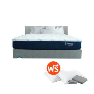 SleepHappy รุ่น Element ( แน่น ) ที่นอนยางพาราในกล่อง ที่นอนเพื่อสุขภาพ หนา 9นิ้ว 3.5ฟุต 5ฟุต 6ฟุต ส่งฟรี