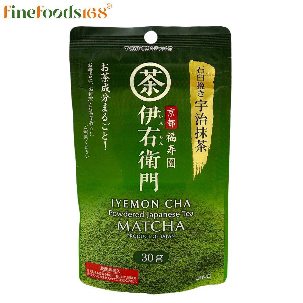อิเอมอน อุจิ มัทชะ (ชาเขียวญี่ปุ่นชนิดผง) 30 กรัม Iyemon Uji matcha 30 g.