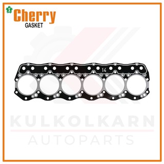 CHERRY ปะเก็นฝาไฟ MITSUBISHI FN215, FN225 เครื่อง 6D14 (d123) (S1244F)