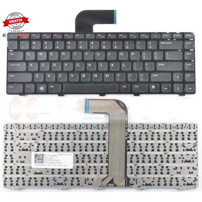 แป้นพิมพ์แล็ปท็อป DELL Inspiron 14R N4050 N4040 N4110 M40 M4110 N 4050