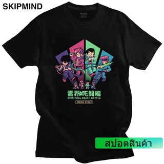 ราคาต่ำสุด!! เสื้อยืดแขนสั้น ผ้าฝ้าย พิมพ์ลาย Yu Yu Hakusho Kurama 90s ทรงหลวม สําหรับผู้ชาย 669757S-3XL