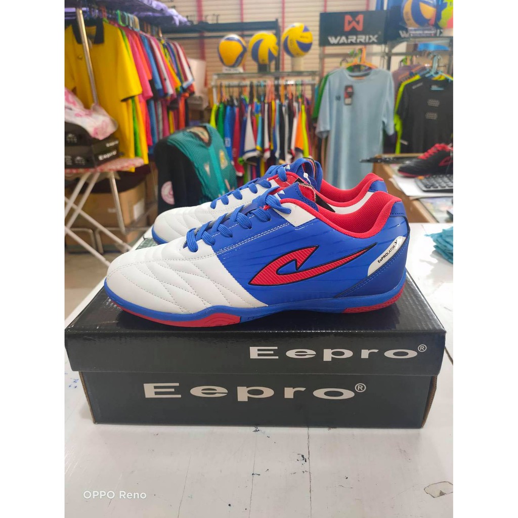 รองเท้าฟุตซอลEproรหัส1819สีน้ำเงินขาวมีเบอ39-1คู่