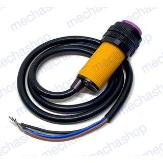 โฟโต้อิเล็กทริคเซนเซอร์ โฟโต้สวิตซ์เซนเซอร์ Photoelectric switch sensor 3-50cm E18-D50NK แรงดัน 5Vdc 100mA