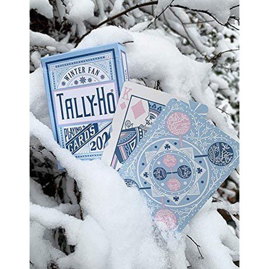 BICYCLE TALLY HO 2020 WINTER FAN PLAYING CARDS KARTU REMI นําเข้า