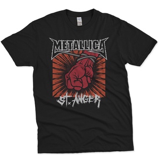 เสื้อยืดอินเทรนด์ผู้ชายอินเทรนด์ผู้หญิงพร้อมส่ง เสื้อยืด พิมพ์ลาย Metallica St Anger คุณภาพสูง สไตล์สตรีทS-3XL